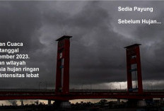 Info Prakiraan Cuaca Hingga 21 November. Hujan Tidak Wilayah Sumatera Selatan? Ini Kata BMKG