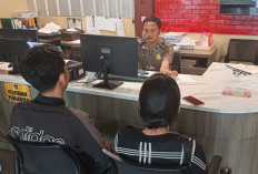 Asyik Bersantai di Taman Polda Palembang, Honda Beat Milik Warga Sukarami Hilang Dicuri