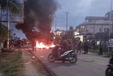 Kacau! Massa di Muratara Kecewa Putusan KPU, Bakar Ban dan Blokade Jalinsum