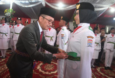 114 Paskibraka Kota Palembang Resmi Dikukuhkan, Walikota Ratu Dewa Titip Pesan Penting