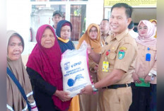 500 KPM di Prabumulih Barat Terima Bantuan Beras, Muba dan Muara Enim Gelar GPM