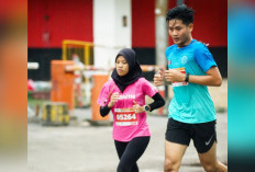 Atlet Lari Sumsel ini Semangat Ramaikan Musi Run
