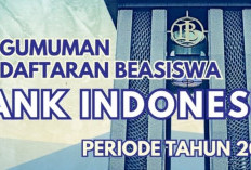 Peluang Emas Bagi Mahasiswa: Beasiswa Bank Indonesia 2024 Resmi Dibuka, Daftar Yuk!