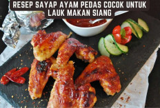 Resep Sayap Ayam Pedas Cocok untuk Lauk Makan Siang