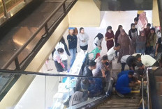 Kurang Waspada, Tangan Bocah Terjepit Eskalator di Mal Palembang