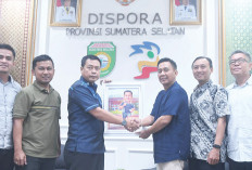 Kunjungan Managemen Sumatera Ekspres ke Dispora Sumsel, Silaturahmi dan Tingkatkan Sinergi