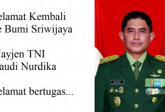 Ternyata Lulusan Terbaik Sesko TNI, Ini Profil Pangdam II Sriwijaya yang Baru Mayen TNI M Naudi Nurdika