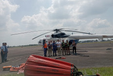 Hotspot Meningkat, 7 Helikopter Water Boombing Disiagakan di Lanud SMH Palembang 