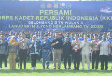 Persami KKRI 2026 Kobarkan Jiwa Bela Negara, 300 Kadet Ikuti Pembinaan Karakter di Lanud SMH Palembang