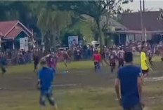 Liga Bola Tarkam di Muratara Rusuh, 2 Pemain Dikeroyok Penonton Hingga Masuk RS. Ini Pemicunya 