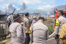 Tiga Rumah di OKU Selatan Ludes Terbakar, Api Mengamuk Siang Hari