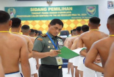 Pangdam Pimpin Sidang Pemilihan Tingkat Panda Kodam II/Swj, Pesertanya 1.251 Calon Bintara Reguler TNI AD