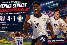 Balogun Bersinar, Amerika Serikat Permalukan Paraguay 4-1 di Laga Pembuka Piala Dunia 2026