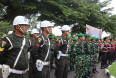Tujuh Pleton Polri Diterjunkan: Polres Prabumulih Mantapkan Pengamanan Selama Ramadhan