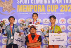 Agra Raih Medali Emas di Menpora Cup 2024 Jogyakarta, Buktikan Prestasi di Kategori Lead Youth