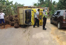 Kecelakaan Tunggal di Jalan Palembang-Rambutan, Satlantas Kirimkan Surat Perbaikan ke Dinas PU Provinsi