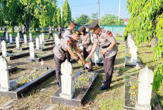 Momen Refleksi, Renungan Tanggung Jawab Polri, Kapolda dan jajaran Ziarah ke TMP Ksatria Ksetra Siguntang