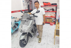 Sepeda Motor Listrik Siap Dibawa Pulang, Doorprize Utama Siloam Sriwijaya Race Run 2025  