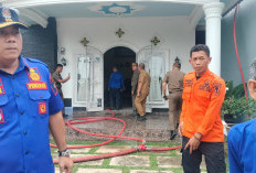 Rumah Milik Herman di Sukadana Ujung Hampir Terbakar, Penyebab Korsleting Kabal AC dalam Kamar