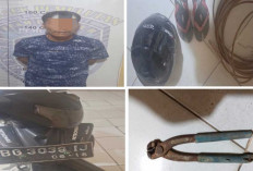 Warga Babatan Saudagar Kepergok saat Mencuri Kabel di Penggilingan Padi