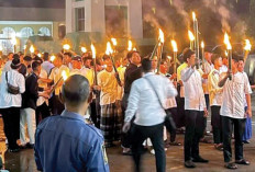 Ratusan Santri di Sekayu Gelar Pawai Obor Sambut Ramadan 1447 Hijriah