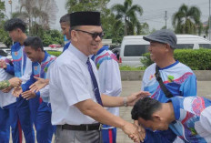 Target 10 Besar dan Beasiswa Pendidikan Menanti, Kontingen Empat Lawang Dilepas Menuju Porprov XV Muba