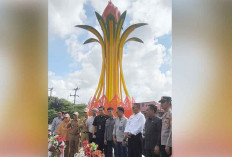 Tugu Nanas EP Jadi Ikon Baru Prabumulih, Kolaborasi Pemerintah dan Pertamina