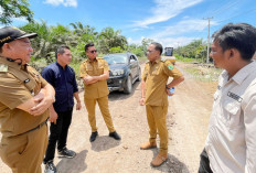 Instruksi Bupati Muba Dijawab Aksi Nyata, Warga - Perusahaan Gotong Royong Bangun Jalan Desa