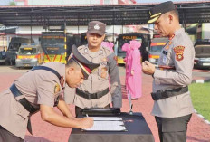 Kapolres Sertijab Dua Kapolsek dan Kasat Tahti