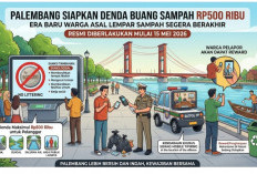 Palembang Siapkan Denda Buang Sampah Rp500 Ribu, Era Baru Warga Asal Lempar Sampah Segera Berakhir