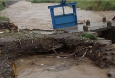 Bendungan Jebol, Puluhan Hektar Sawah Rusak, Akibat Hujan Deras Minggu Siang hingga Malam