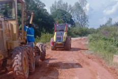 Perbaiki Jalan Antar Desa di Muba, Kolaborasi CSR dan Gotong Royong Warga