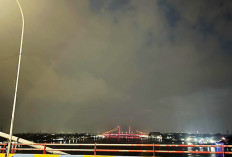 Cuaca Berawan, Blood Moon atau Gerhana Bulan Total Tidak Terlihat di Palembang 