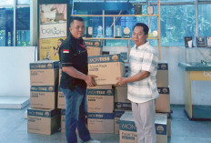 Serahkan  1.800 Tisu untuk RPC dan Doorprize, Tisu Montiss Dukung Musi Run