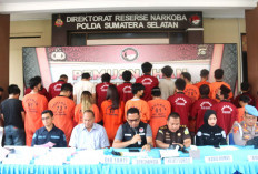 Polda Sumsel Musnahkan 4.139,8 Gram Sabu dan 295 Butir Ekstasi serta 799,2 ML dari 456 Cartrige Etomidate