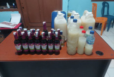 Razia Miras di Prabumulih: Polsek Cambai Amankan Puluhan Botol dan Tuak