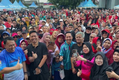 Luar Biasa! Antusias Warga Palembang Membeludak di Roadshow Akbar Jalan Sehat PALTV