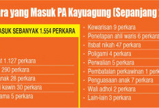  Cerai Gugat Mendominasi, PA Kayuagung Catat Faktor Utama Perselisihan-Pertengkaran 