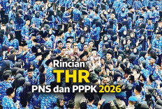 THR PNS PPPK Naik 10 Persen, Ini Rincian Besarannya