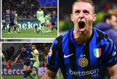 HEBAT! Inter Milan Singkirkan Barcelona di Semifinal Liga Champions, Laga Gila di San Siro Pecahkan Rekor 