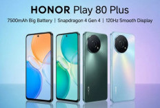 Honor Play 80 Plus Resmi Meluncur, Baterai 7.500 mAh Jadi Daya Tarik Utama