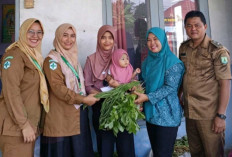   Cegah Stunting, Kades Bagikan Sayur