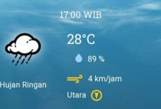 Info Cuaca Palembang Hari Ini: Cerah Berawan di Pagi, Hujan Ringan di Sore