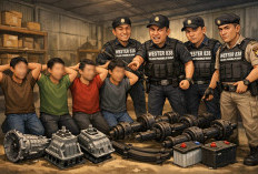 Empat Pelaku Pencurian Sparepart Truk di Garasi Rumah Dibekuk Polsek Prabumulih Barat