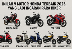 Inilah 9 Motor Honda Terbaik 2025 yang Jadi Incaran Para Biker