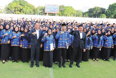 Gubernur-Wagub Sumsel Lantik 5.990 PPPK Paruh Waktu, Berharap Ada Regulasi Baru, Naik Penuh Waktu Bahkan PNS