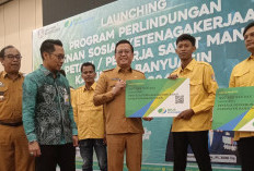 Banyuasin Berkomitmen, Petani Sawit Mandiri Dapatkan Perlindungan BPJS Ketenagakerjaan