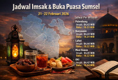 Jadwal Imsak dan Buka Puasa Sumsel 21–22 Februari 2026: Rekap Lengkap per Wilayah