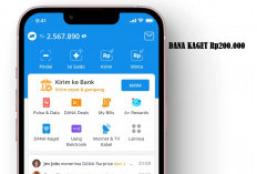 Kejutan DANA Kaget, Cuma Butuh 1 Klik, Saldo Rp200.000 Bisa Langsung Masuk ke DANA Kamu!