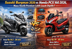   Suzuki Burgman 2026 vs Honda PCX 160 2026, Mana Lebih Worth It?